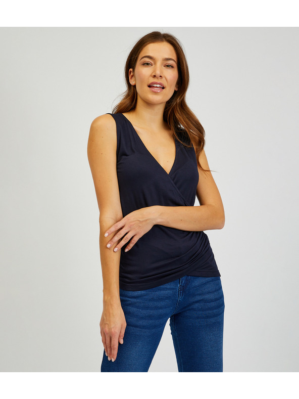 Sam 73 Tmavě modré dámské basic tílko SAM73 Lupus