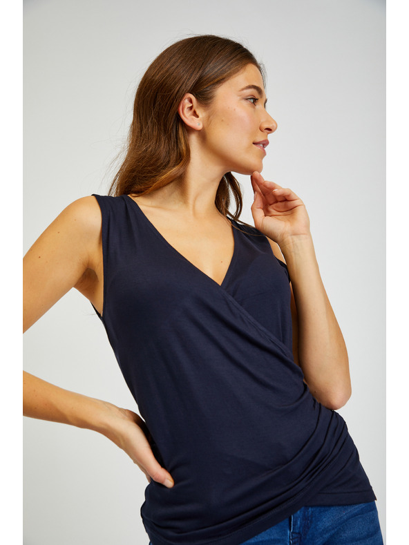 Sam 73 Tmavě modré dámské basic tílko SAM73 Lupus
