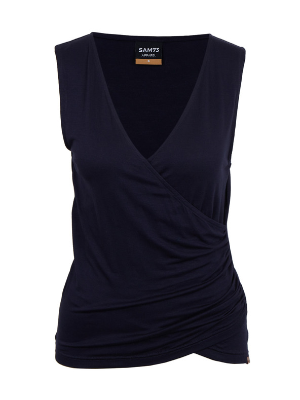 Sam 73 Tmavě modré dámské basic tílko SAM73 Lupus