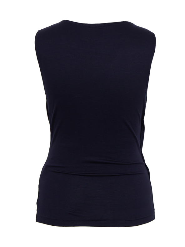 Sam 73 Tmavě modré dámské basic tílko SAM73 Lupus