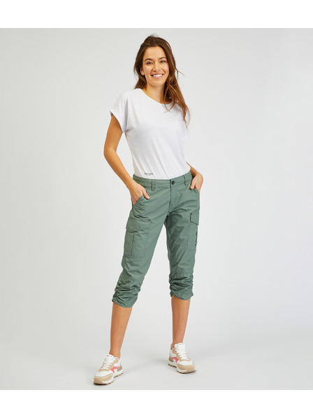 Sam 73 Zelené dámské tříčtvrteční kalhoty SAM73 Fornax