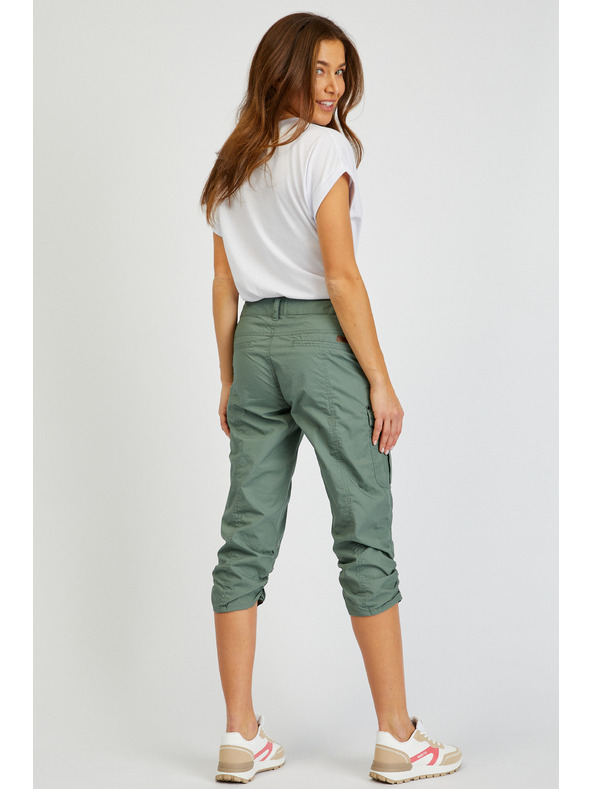 Sam 73 Zelené dámské tříčtvrteční kalhoty SAM73 Fornax