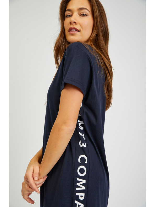 Sam 73 Tmavě modré dámské letní šaty SAM73 Delphinus