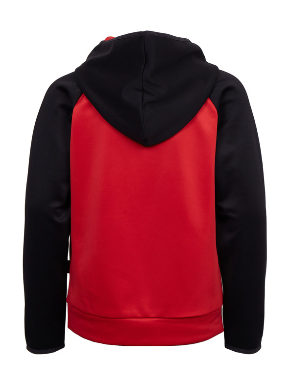 Sam 73 Černo-červená unisex dětská mikina s kapucí SAM73 Draco