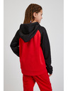 Sam 73 Černo-červená unisex dětská mikina s kapucí SAM73 Draco