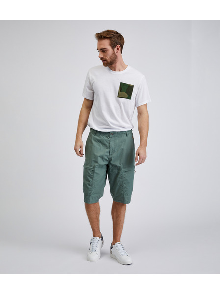 Sam 73 Zelené pánské bavlněné kraťasy SAM73 Cygnus