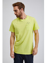 Sam 73 Žluté pánské bavlněné tričko s kapsičkou SAM73 Fenaklid