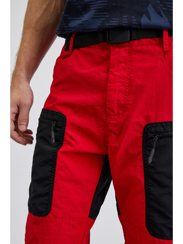 Sam 73 Černo-červené pánské kraťasy SAM73 Andalusit