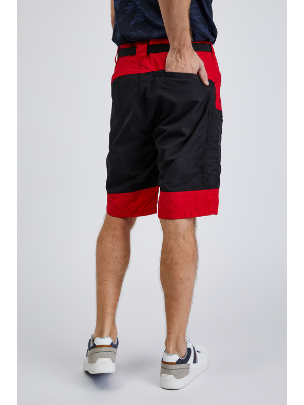 Sam 73 Černo-červené pánské kraťasy SAM73 Andalusit