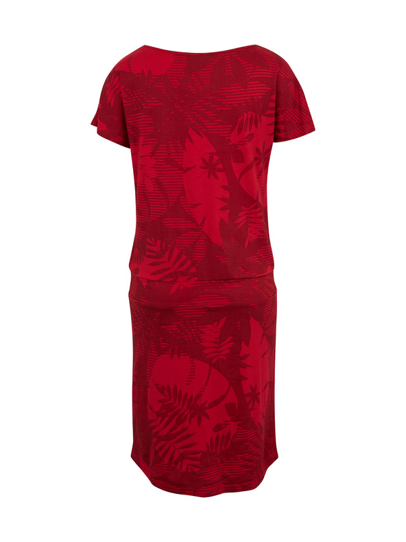 Sam 73 Červené dámské vzorované šaty SAM73 Corvus