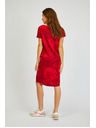 Sam 73 Červené dámské vzorované šaty SAM73 Corvus