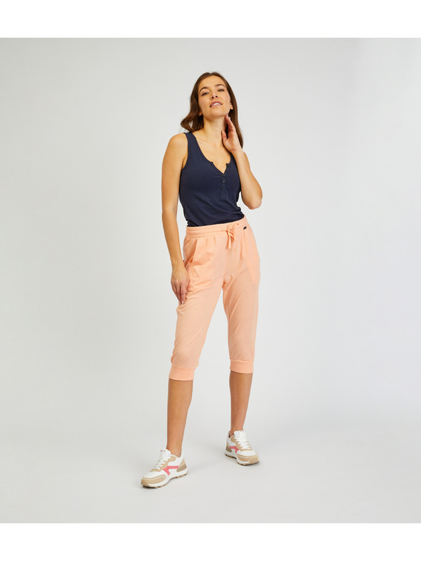 Sam 73 Meruňkové dámské tříčtvrteční tepláky SAM73 Phoenix