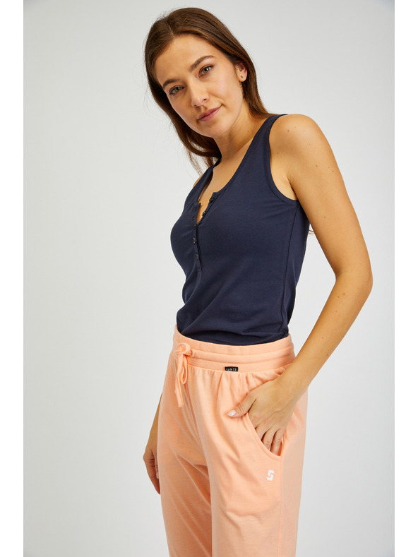 Sam 73 Meruňkové dámské tříčtvrteční tepláky SAM73 Phoenix