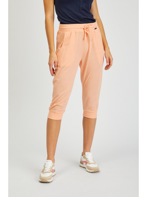 Sam 73 Meruňkové dámské tříčtvrteční tepláky SAM73 Phoenix