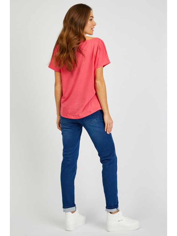 Sam 73 Korálové dámské tričko s potiskem SAM73 Circinus