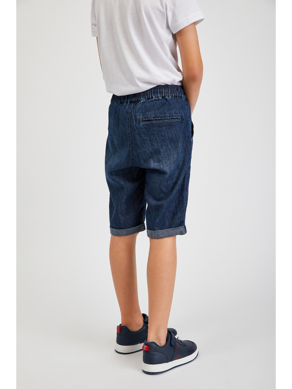 Sam 73 Tmavě modré klučičí džínové kraťasy SAM73 Robert