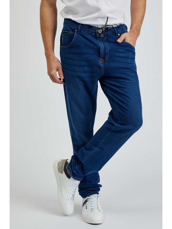 Sam 73 Modré pánské džíny SAM73 Alexandrit