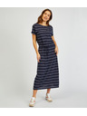 Sam 73 Tmavě modré dámské pruhované šaty SAM73 Columba