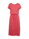 Sam 73 Červené dámské pruhované šaty SAM73 Columba