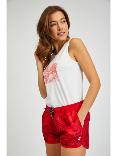 Sam 73 Červené dámské vzorované kraťasy SAM 73 Pisces