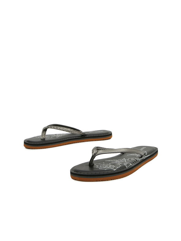 Sam 73 Černé dámské vzorované žabky SAM 73 Mia