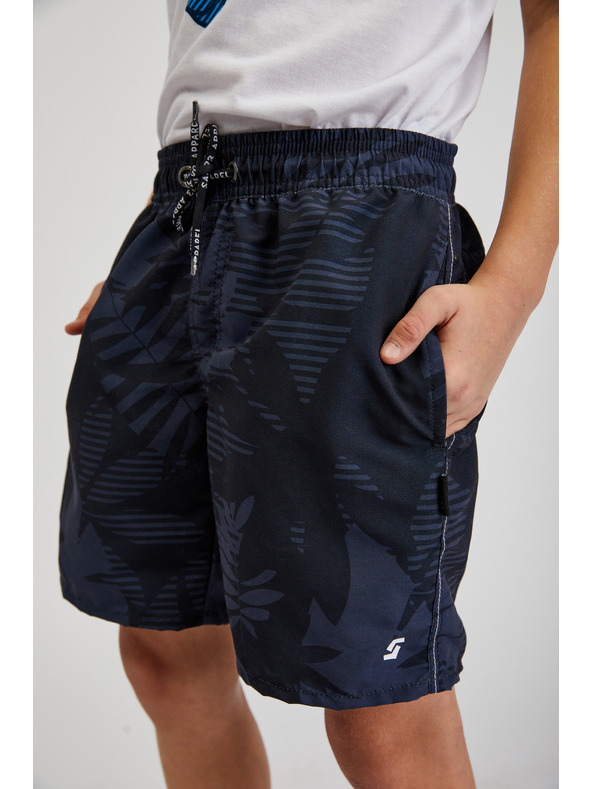 Sam 73 Tmavě modré klučičí vzorované plavky SAM73 Sanjeev