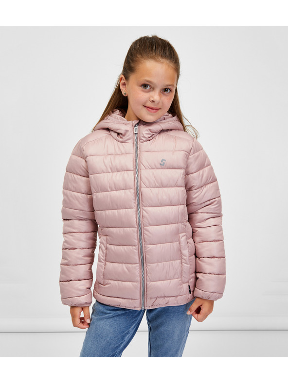 Sam 73 Starorůžová holčičí prošívaná bunda SAM 73 Uchenna