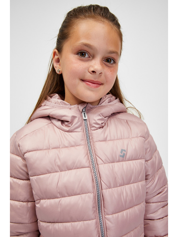 Sam 73 Starorůžová holčičí prošívaná bunda SAM 73 Uchenna