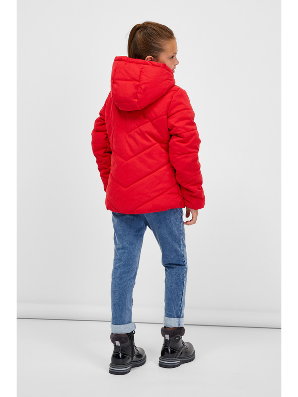 Sam 73 Červená holčičí prošívaná bunda SAM 73 Winta