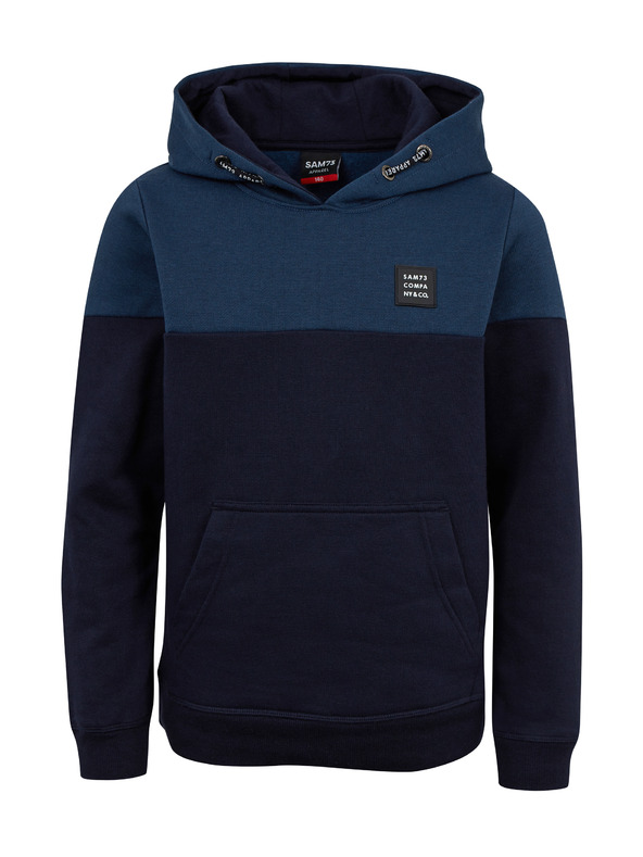 Sam 73 Tmavě modrá klučičí mikina s kapucí SAM 73 Sall