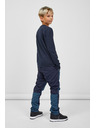 Sam 73 Tmavě modré klučičí tričko s dlouhým rukávem SAM 73 Celdor