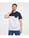 Sam 73 Modro-bílé pánské tričko SAM 73 Sirius