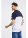Sam 73 Modro-bílé pánské tričko SAM 73 Sirius