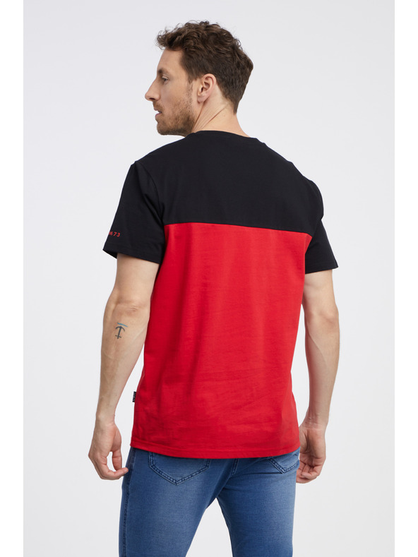 Sam 73 Černo-červené pánské tričko SAM 73 Sirius