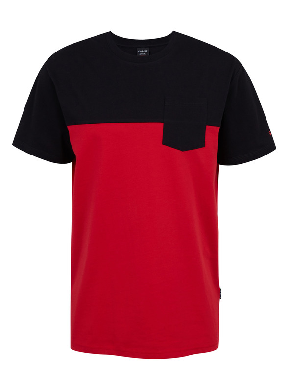 Sam 73 Černo-červené pánské tričko SAM 73 Sirius