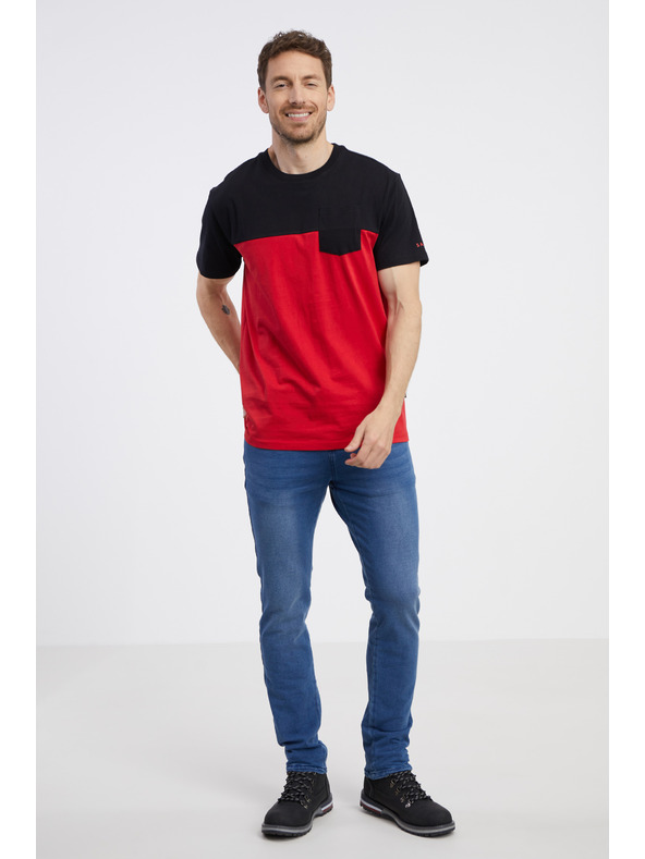 Sam 73 Černo-červené pánské tričko SAM 73 Sirius