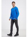 Sam 73 Modré pánské tričko s dlouhým rukávem SAM 73 Regulus