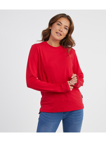 Sam 73 Červené dámské tričko s dlouhým rukávem SAM 73 Zira