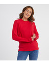 Sam 73 Červené dámské tričko s dlouhým rukávem SAM 73 Zira