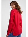 Sam 73 Červené dámské tričko s dlouhým rukávem SAM 73 Zira