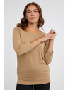 Sam 73 Světle hnědé dámské tričko SAM 73 Selma