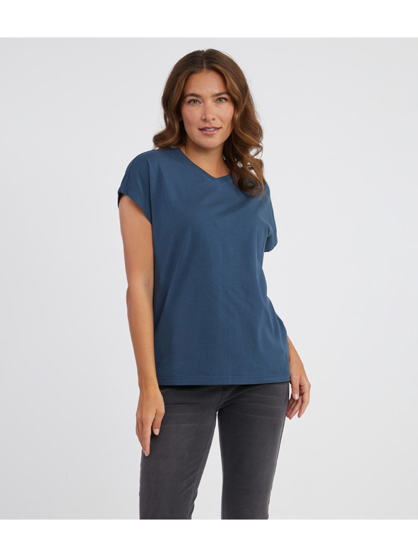 Sam 73 Tmavě modré dámské tričko SAM 73 Vitani