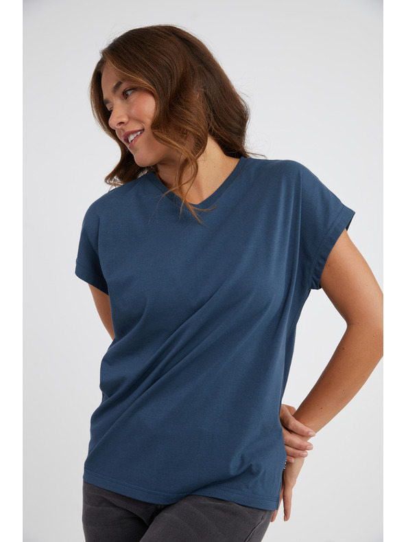 Sam 73 Tmavě modré dámské tričko SAM 73 Vitani