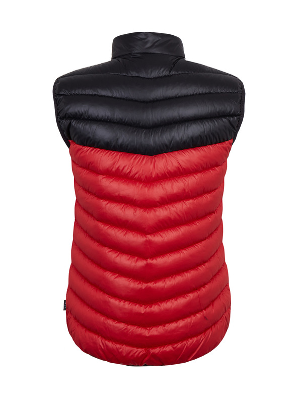 Sam 73 Černo-červená pánská prošívaná vesta SAM 73 Potter