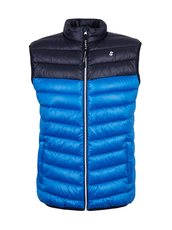 Sam 73 Modrá pánská prošívaná vesta SAM 73 Potter