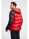 Sam 73 Černo-červená pánská prošívaná bunda SAM 73 Ron