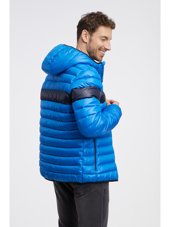 Sam 73 Modrá pánská prošívaná bunda SAM 73 Maximus