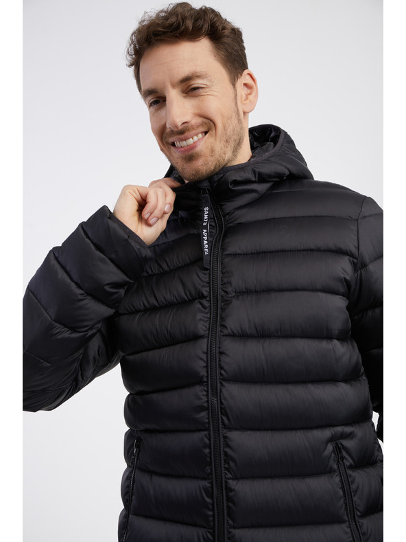 Sam 73 Černá pánská prošívaná bunda SAM 73 Spider