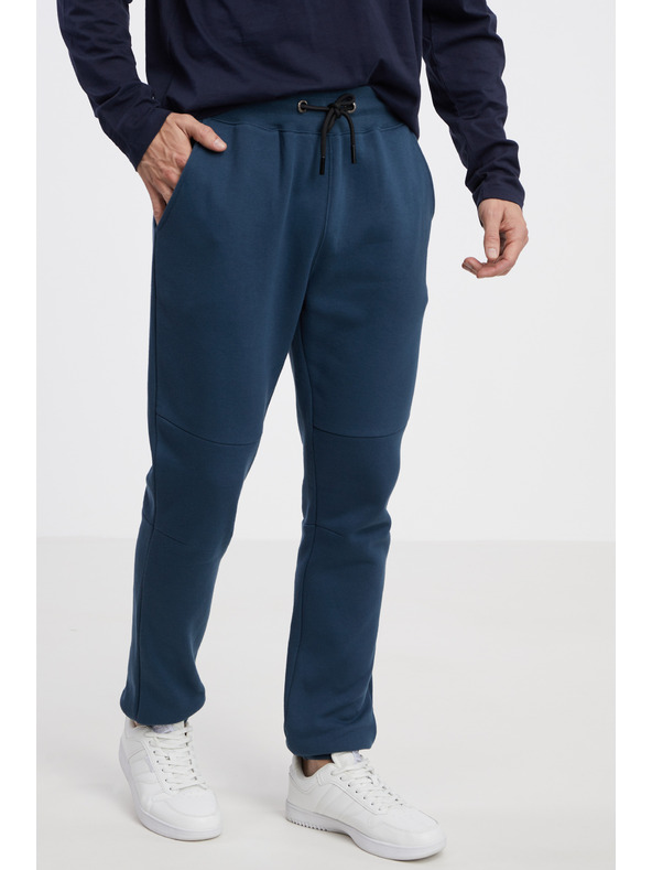 Sam 73 Tmavě modré pánské tepláky SAM 73 Dobby