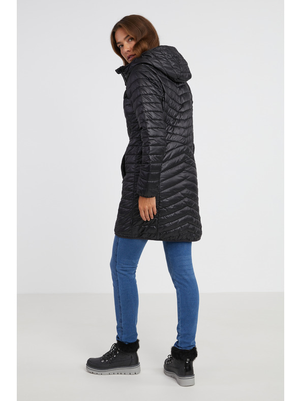 Sam 73 Černý dámský prošívaný kabát SAM 73 Bella